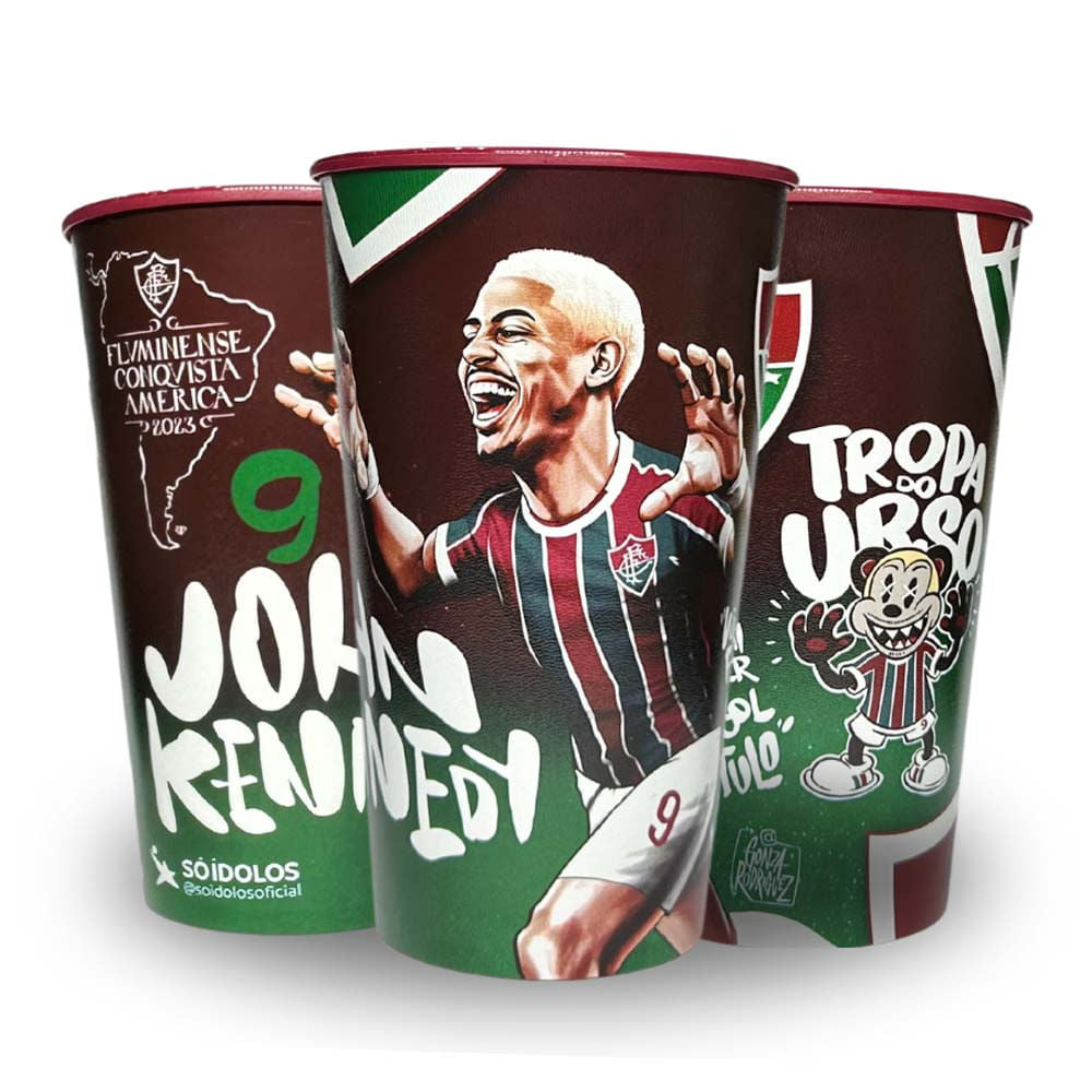TSC Ídolos Copo Fluminense John Kennedy Libertadores 500ml Plástico Unissex