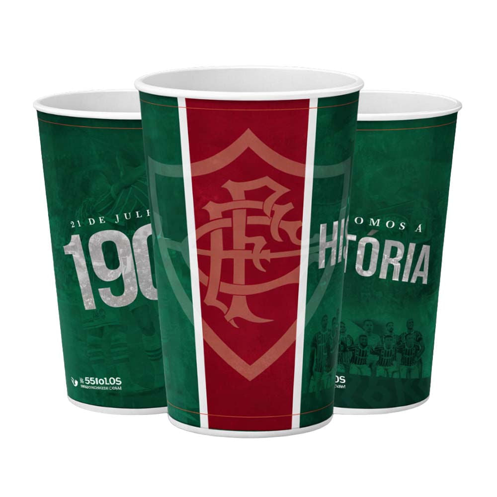 Copo Fluminense Nós Somos A História 1902 Plástico 500ml Unissex