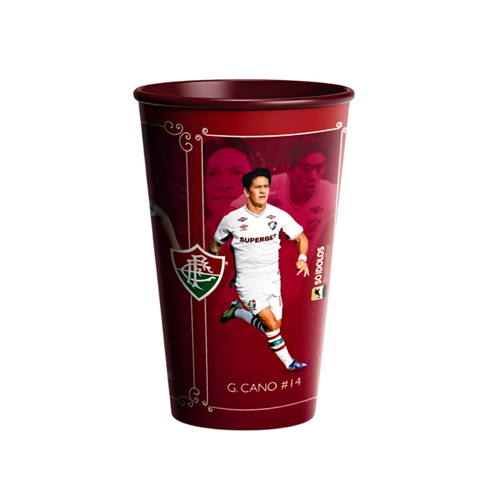 Copo Fluminense Quarteto 2025 Fábio/G. Cano/T.Silva/Martinelli Plástico 500ml Unissex