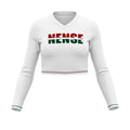 Braziline Cropped Fluminense Bird Manga Longa Feminino