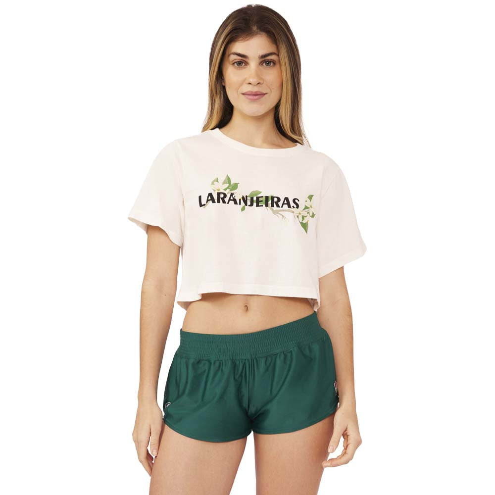 Blueman Cropped Fluminense Laranjeiras Off White Feminino