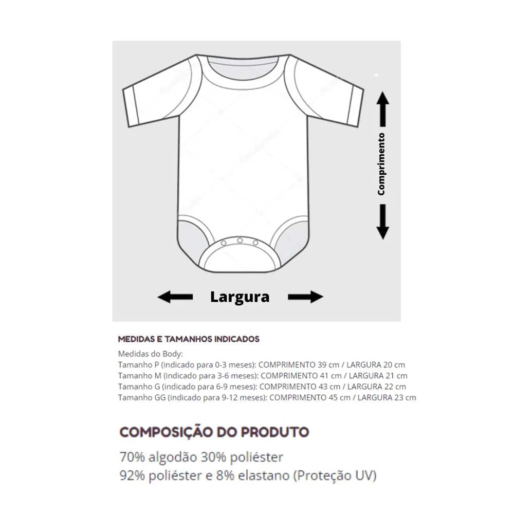 Torcida Baby Kit Fluminense 3 Peças Menina Torcida Baby Tricolor