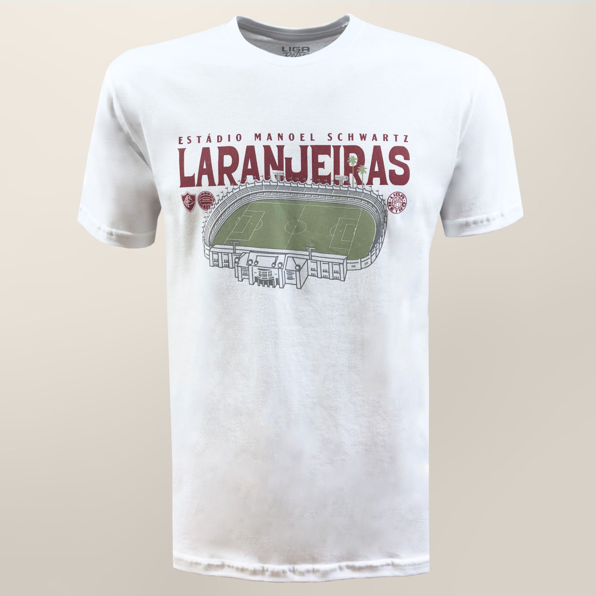 Liga Retrô Camisa Fluminense Estádio Masculina Branca