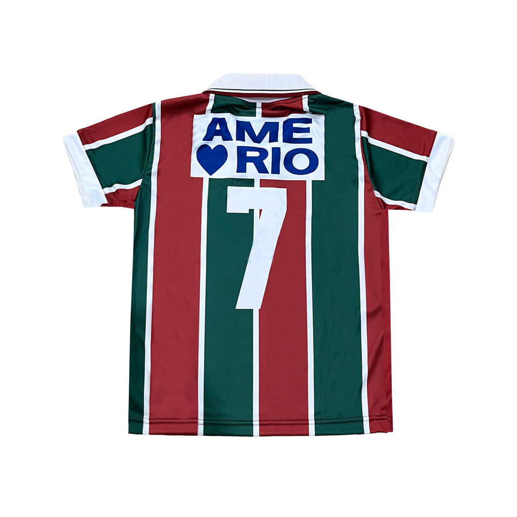 Liga Retrô Camisa Fluminense Infantil Ame o Rio 1995 Unissex