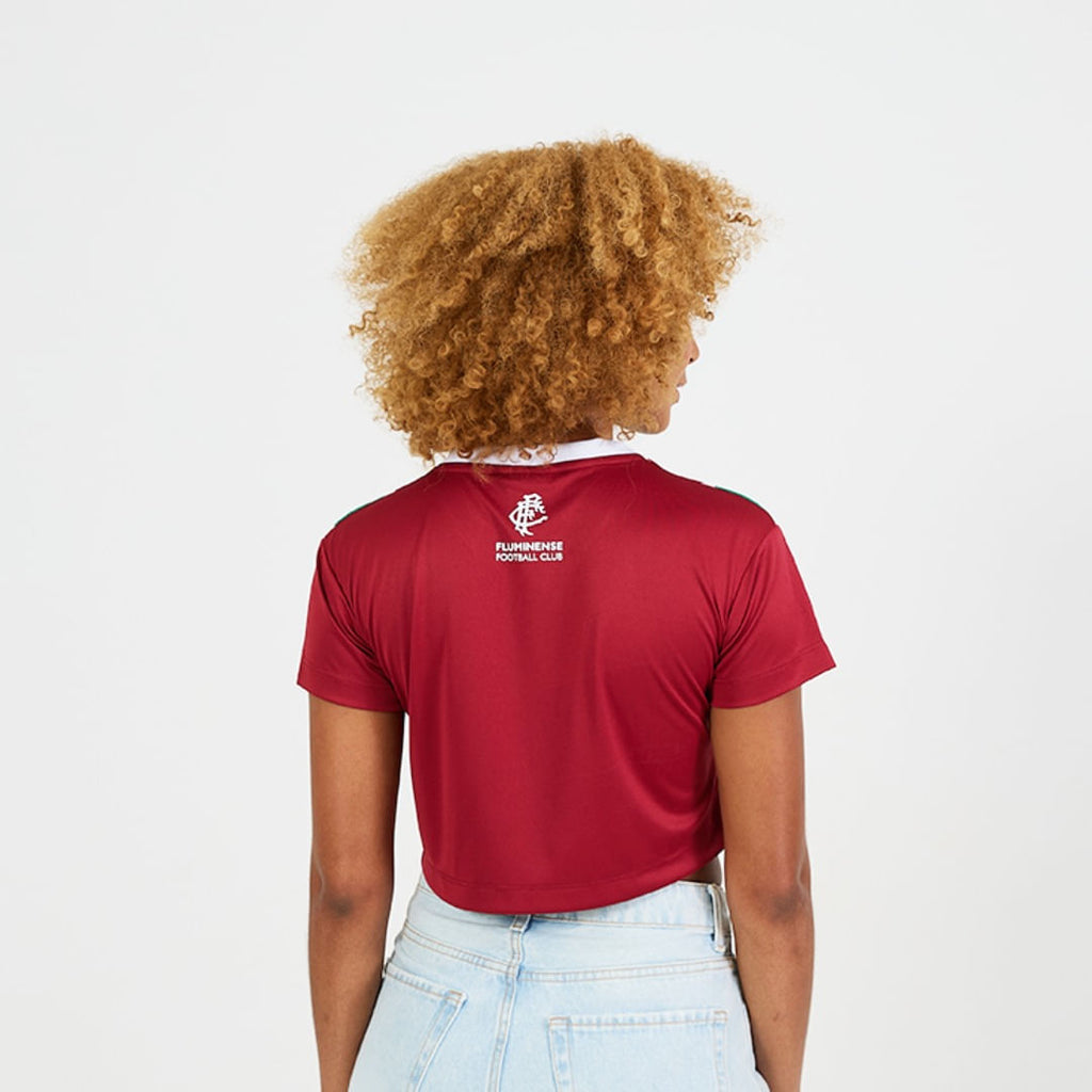 Braziline Cropped Fluminense Extase Feminino Dry Striped Tricolor