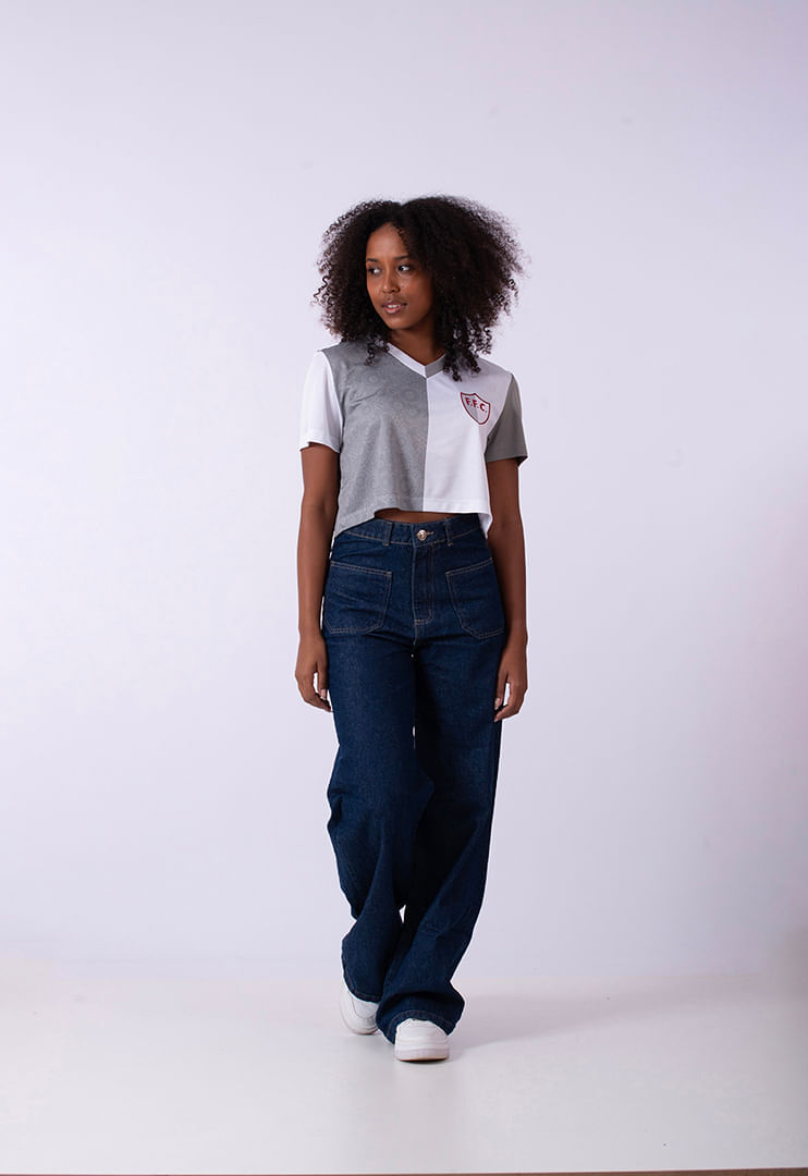 Braziline Cropped Fluminense Fluir Feminino