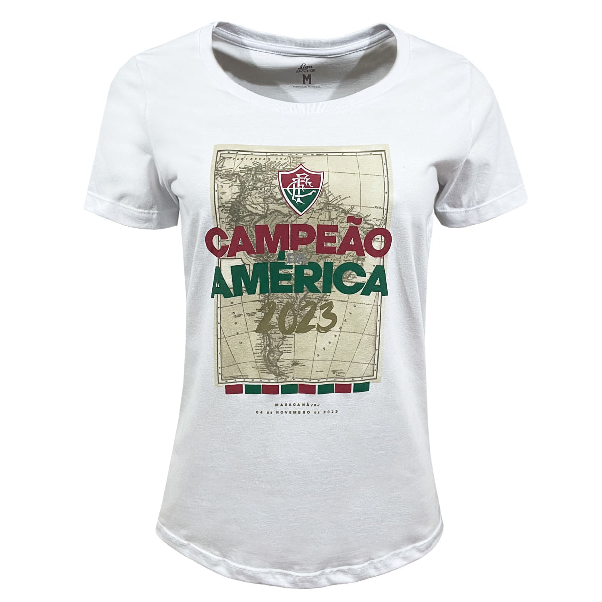 Liga Retrô Camisa Fluminense Feminina Campeão da América Grená