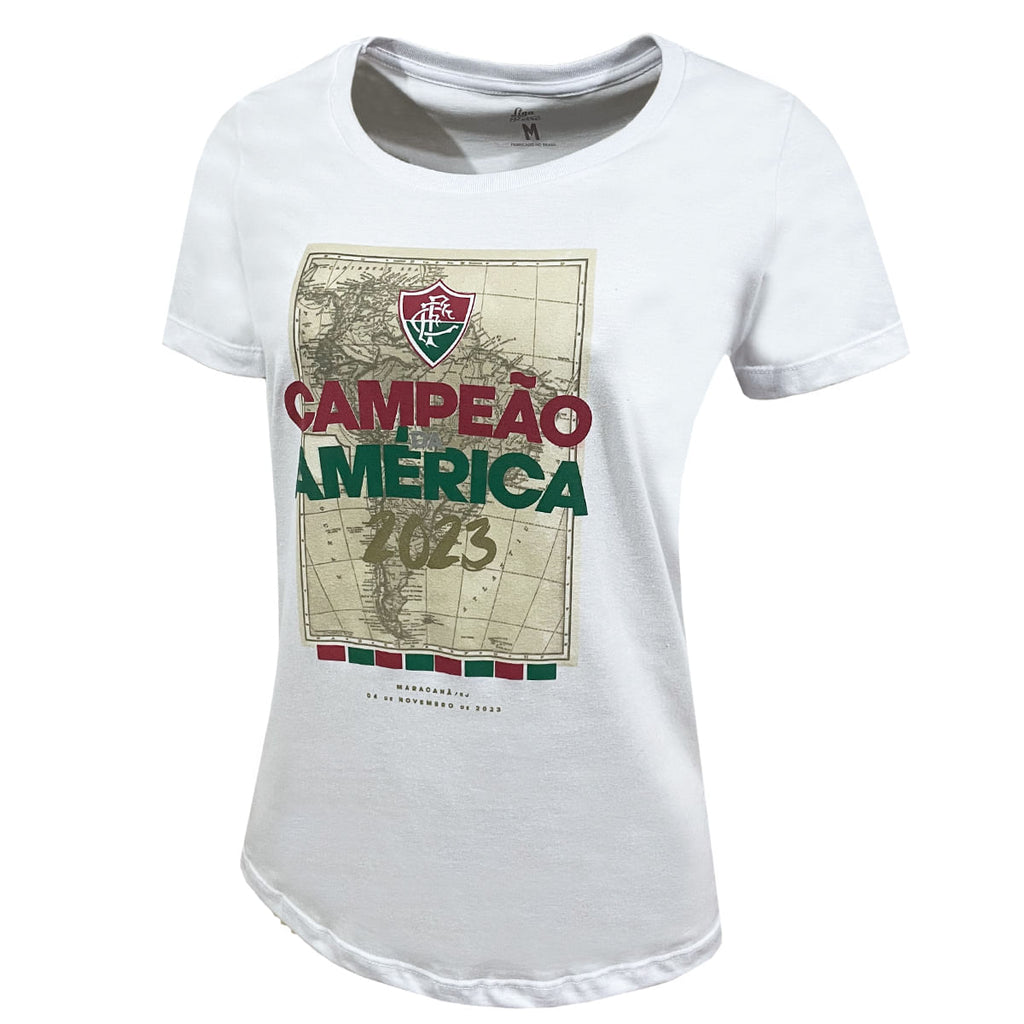 Liga Retrô Camisa Fluminense Feminina Campeão da América Grená