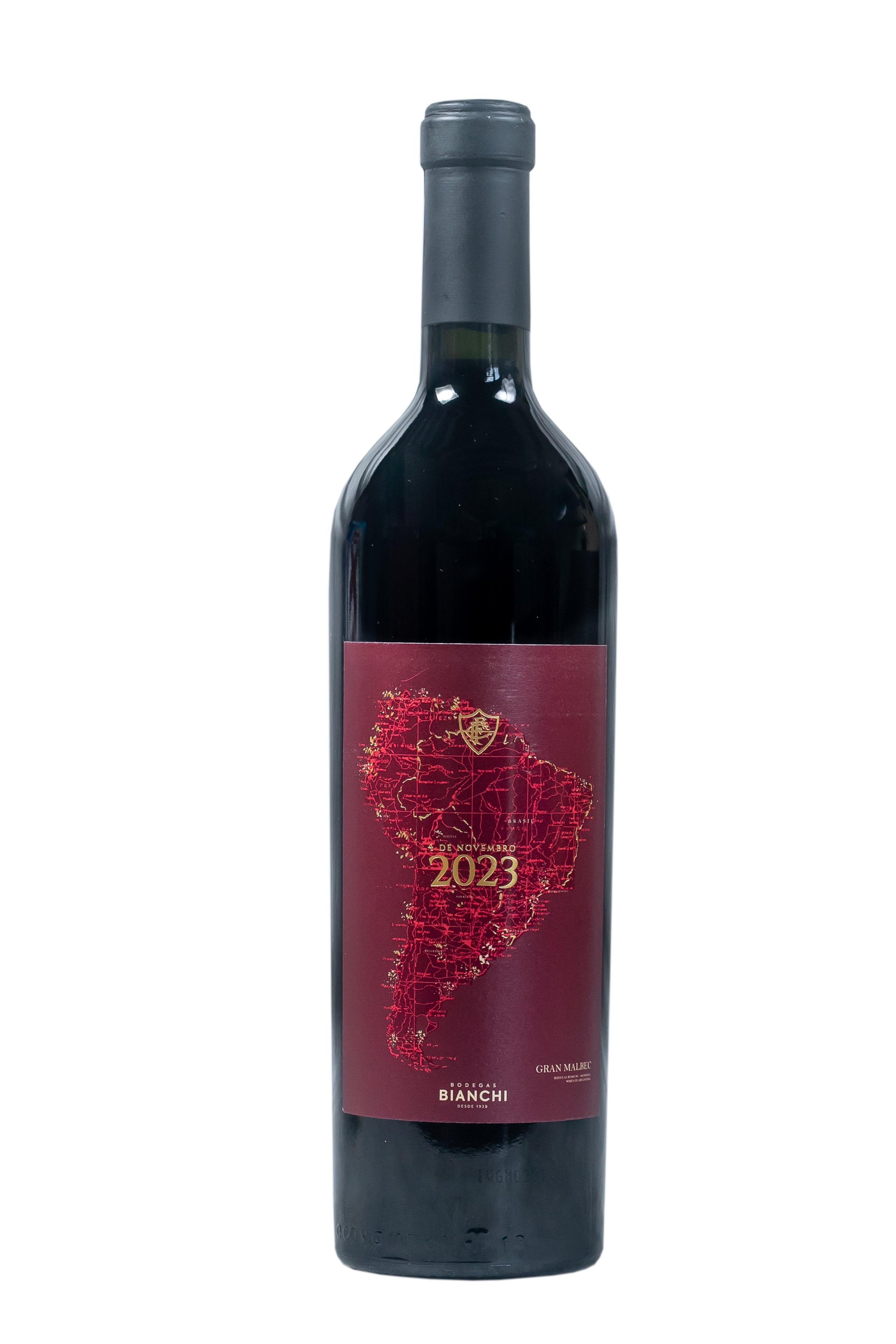 Vinho Fluminense 4 de Novembro 2023 Campeão da América Gran Malbec 750ml Medoc