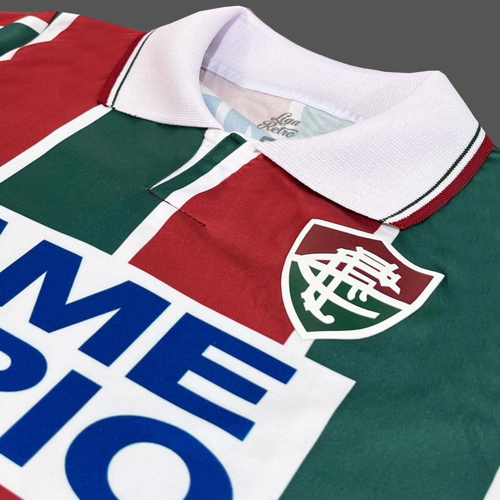 Liga Retrô Camisa Fluminense Feminina Ame o Rio 1995 Verde