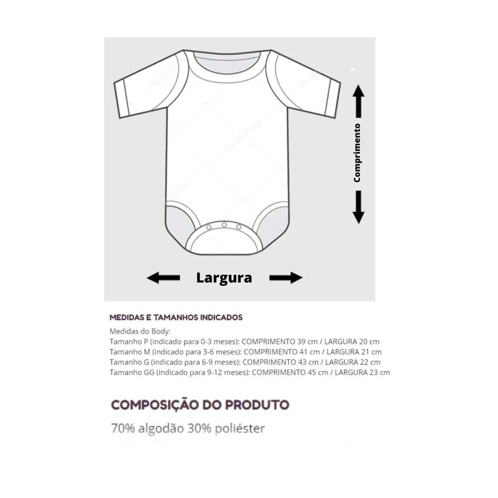 Torcida Baby Kit Fluminense Body e Pantufa Unissex