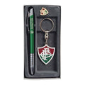 Tatuapé Brindes Kit Executivo Fluminense Caneta Chaveiro Boton Metal Unissex