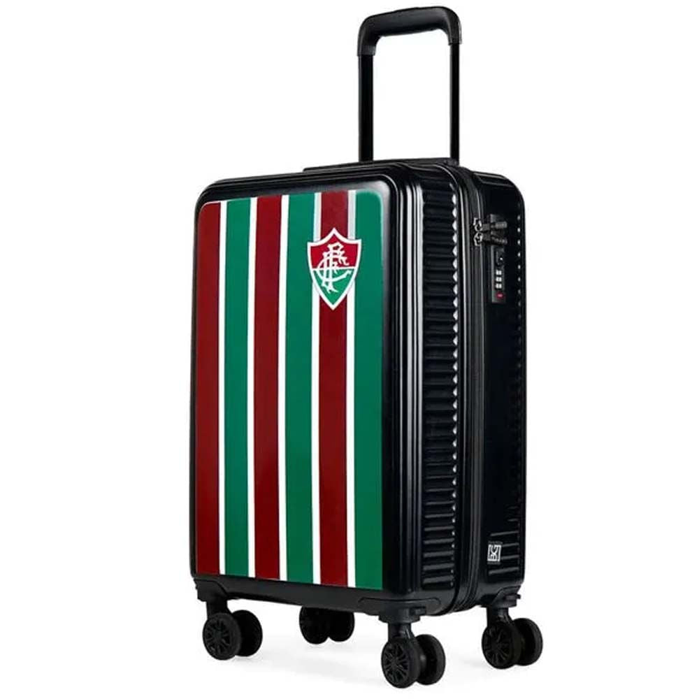 Bagaggio Mala de Bordo Fluminense Tricolor 10kg ABS Preto Unissex