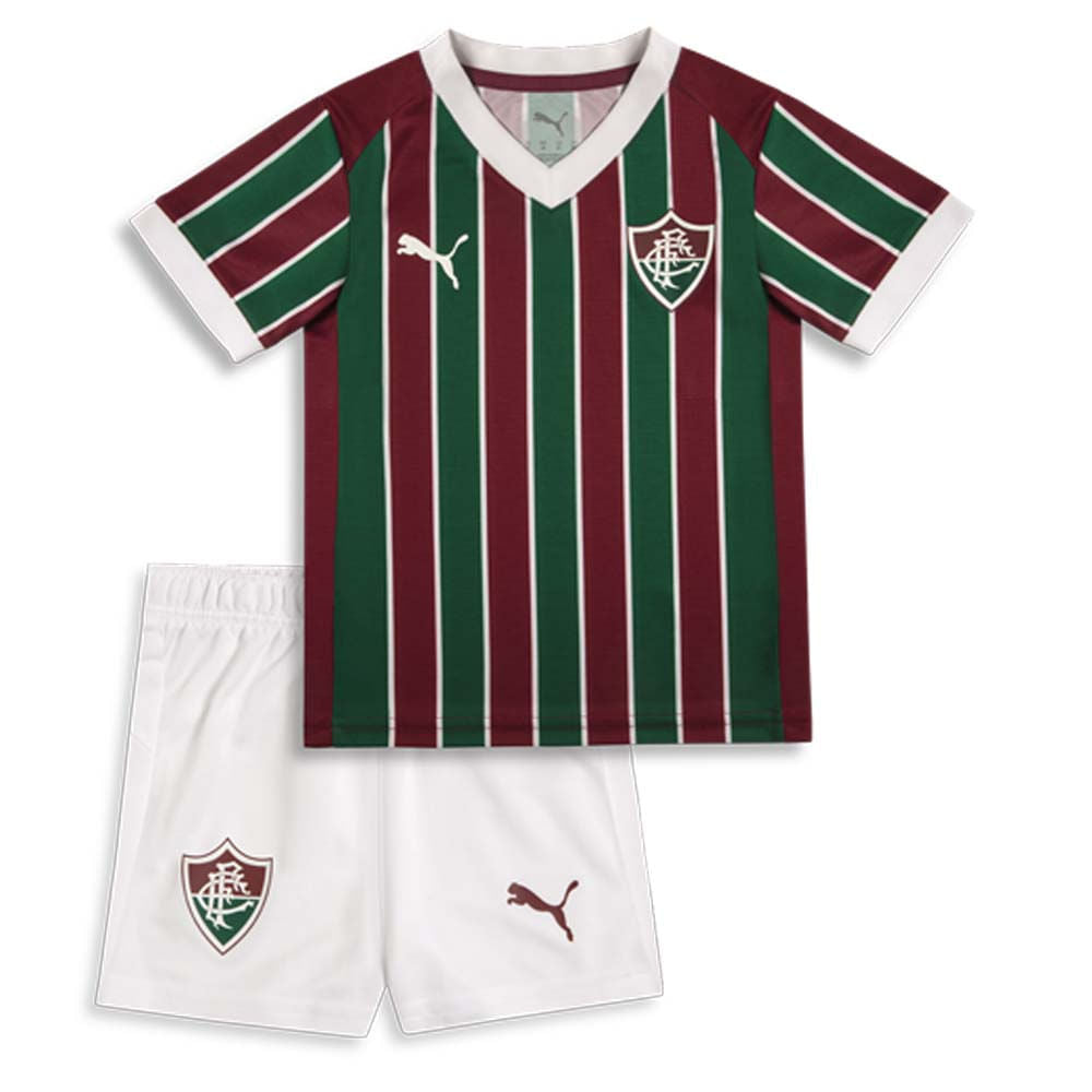 Puma Mini Kit Fluminense Home OF1 2026 Unissex Dark Crimson