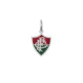 Olam Pingente Mini Fluminense Escudo Esmaltado Prata 925 Unissex