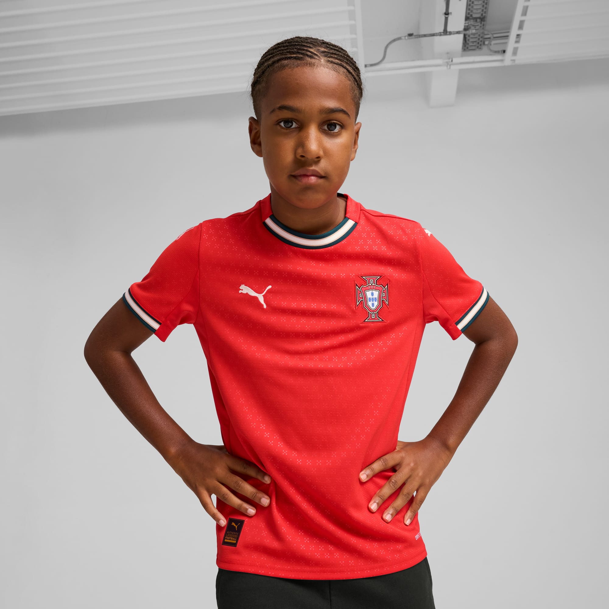 Camisa Portugal Home 2025 Juvenil