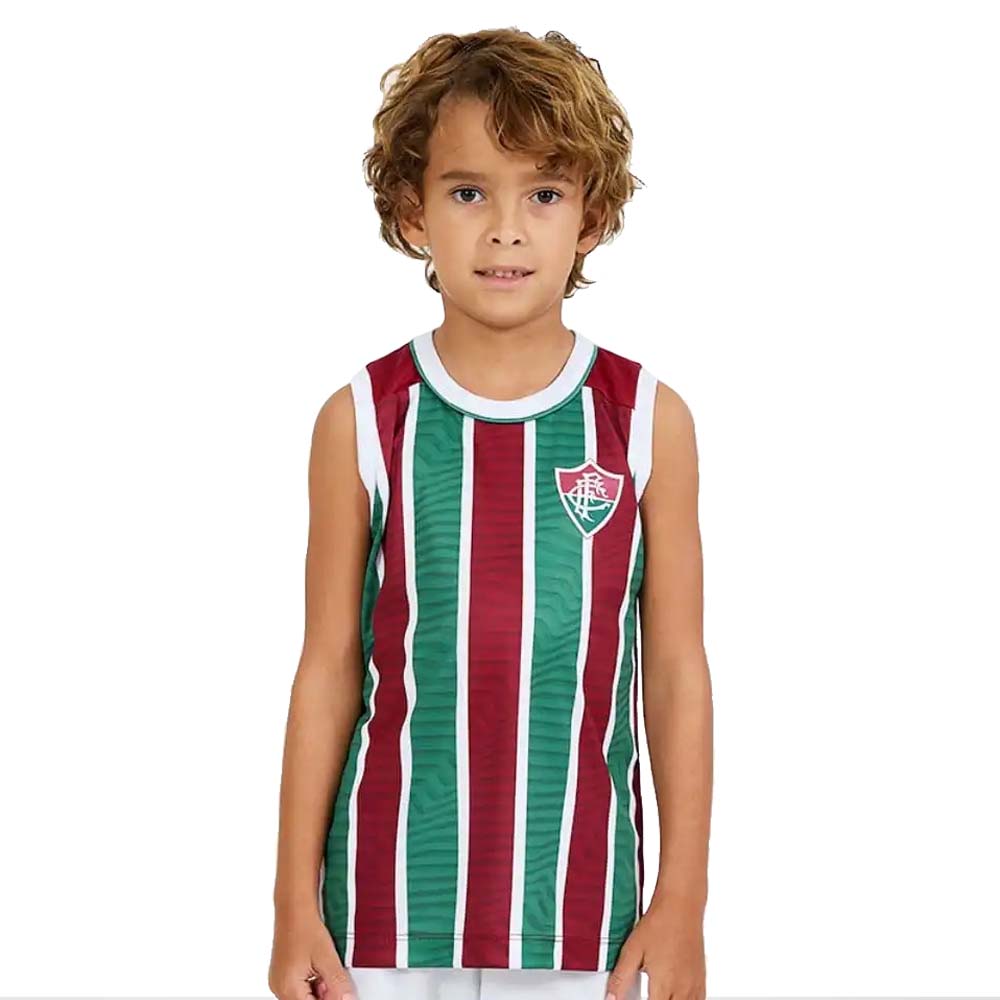 Braziline Regata Fluminense Infantil Agora Tricolor