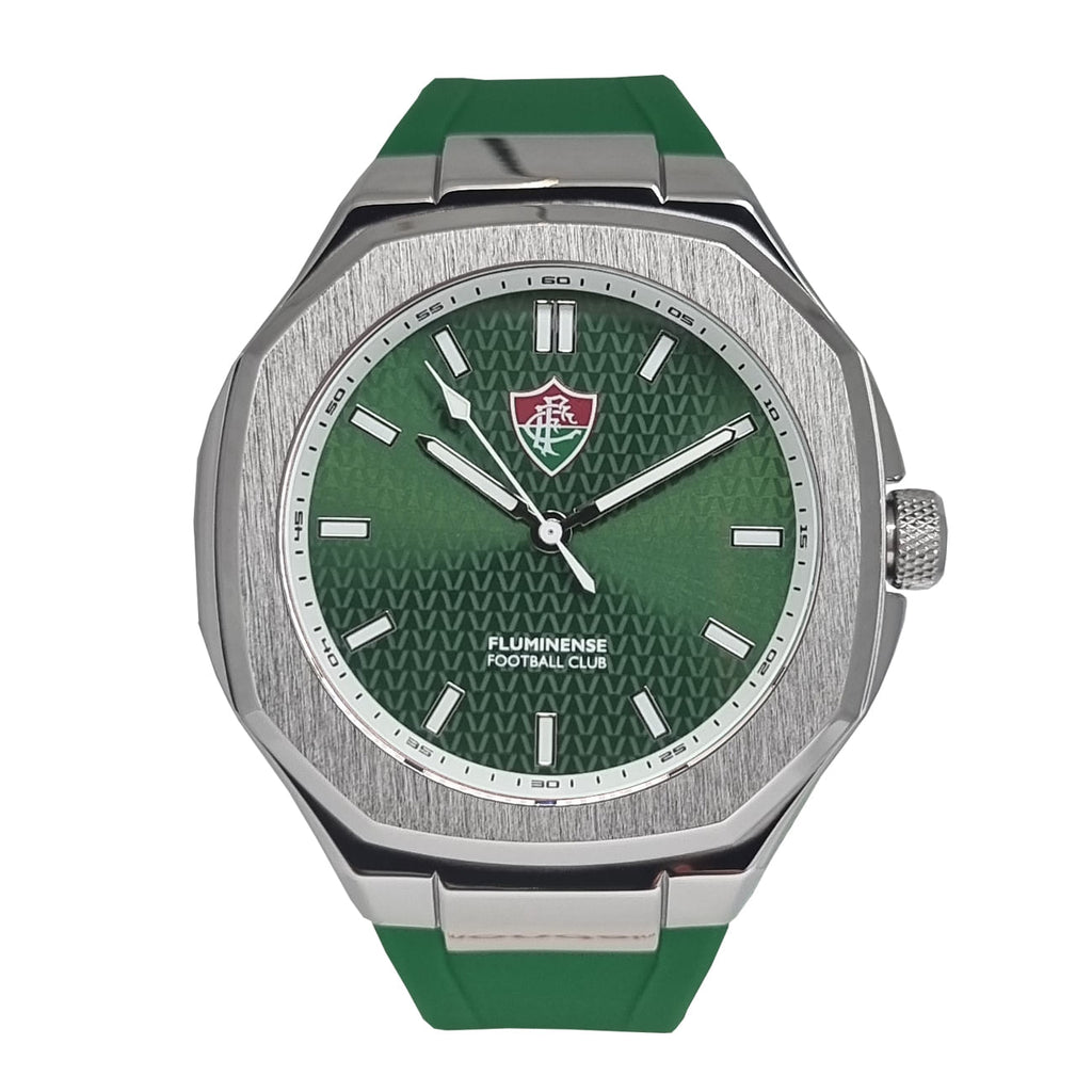 Relógio Fluminense Pulseira Verde FLU0141 Sport Bel Unissex