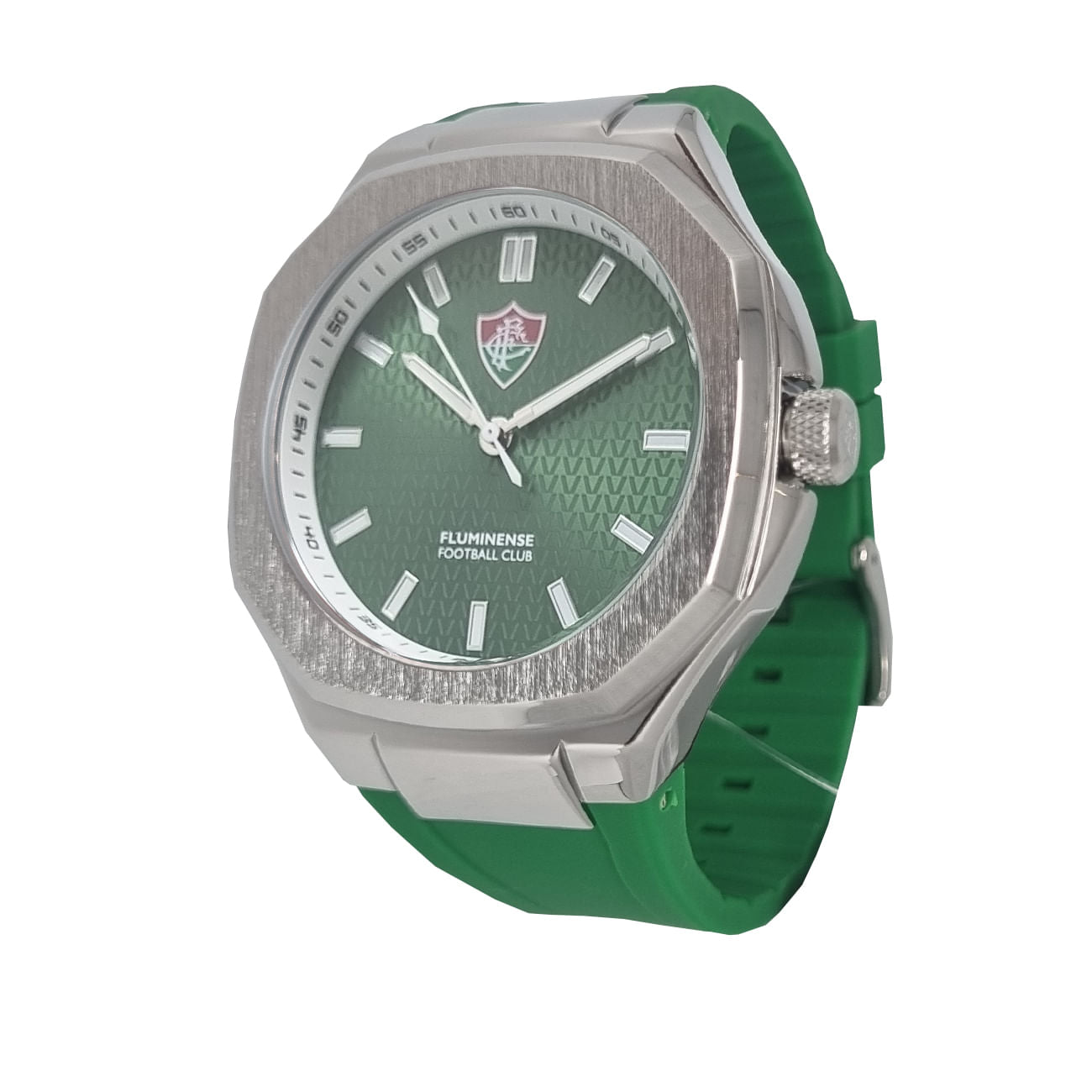 Relógio Fluminense Pulseira Verde FLU0141 Sport Bel Unissex