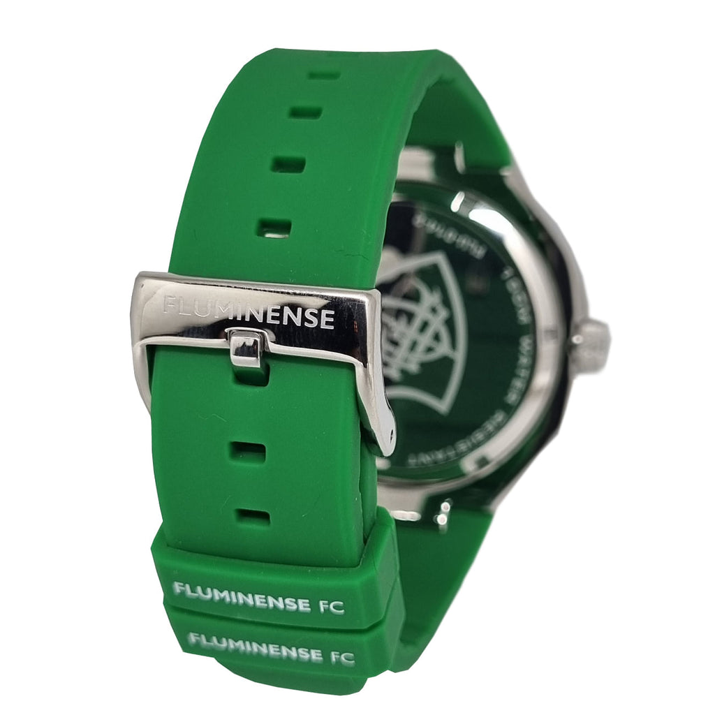 Relógio Fluminense Pulseira Verde FLU0141 Sport Bel Unissex