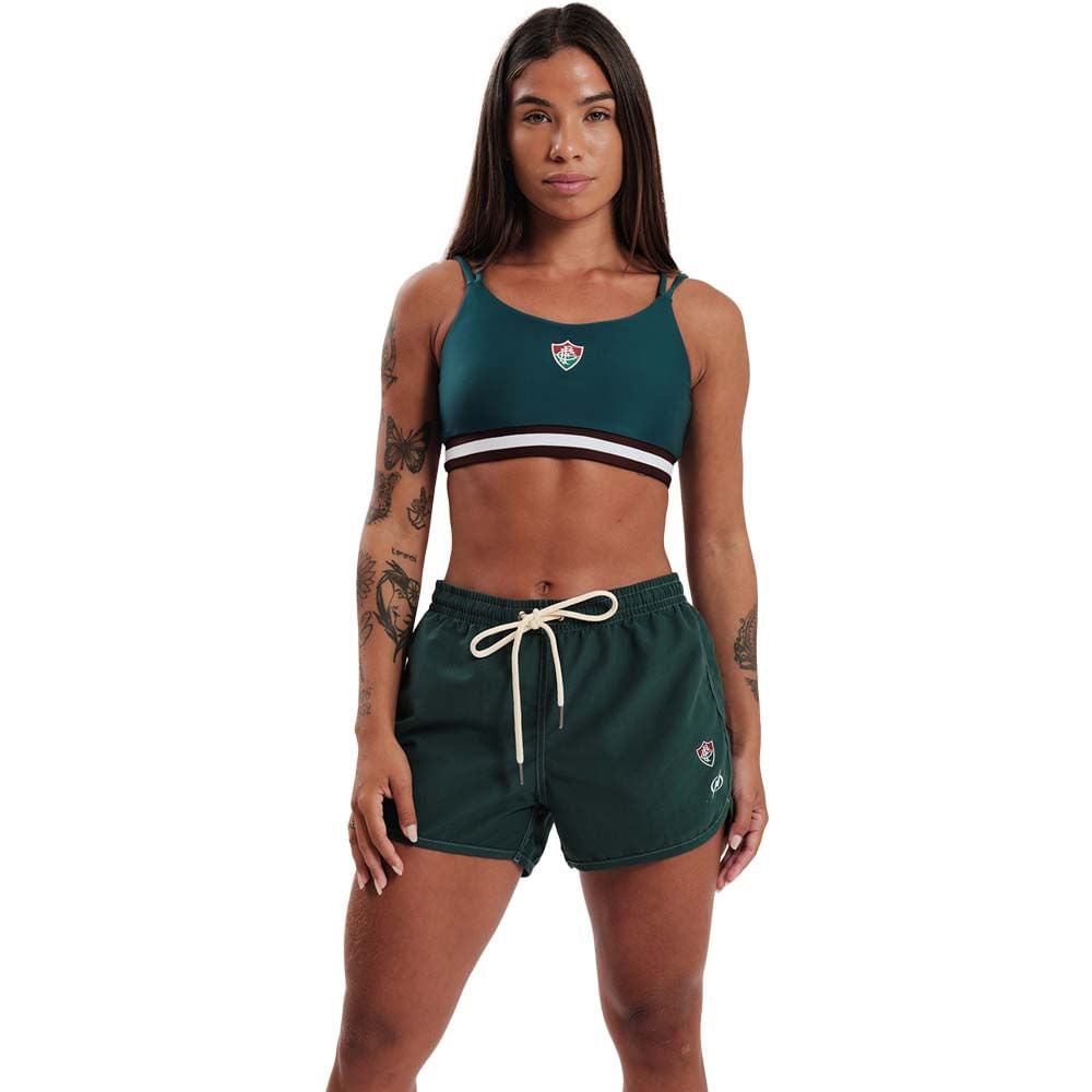 Blueman Short Fluminense Fibra Verde Feminino