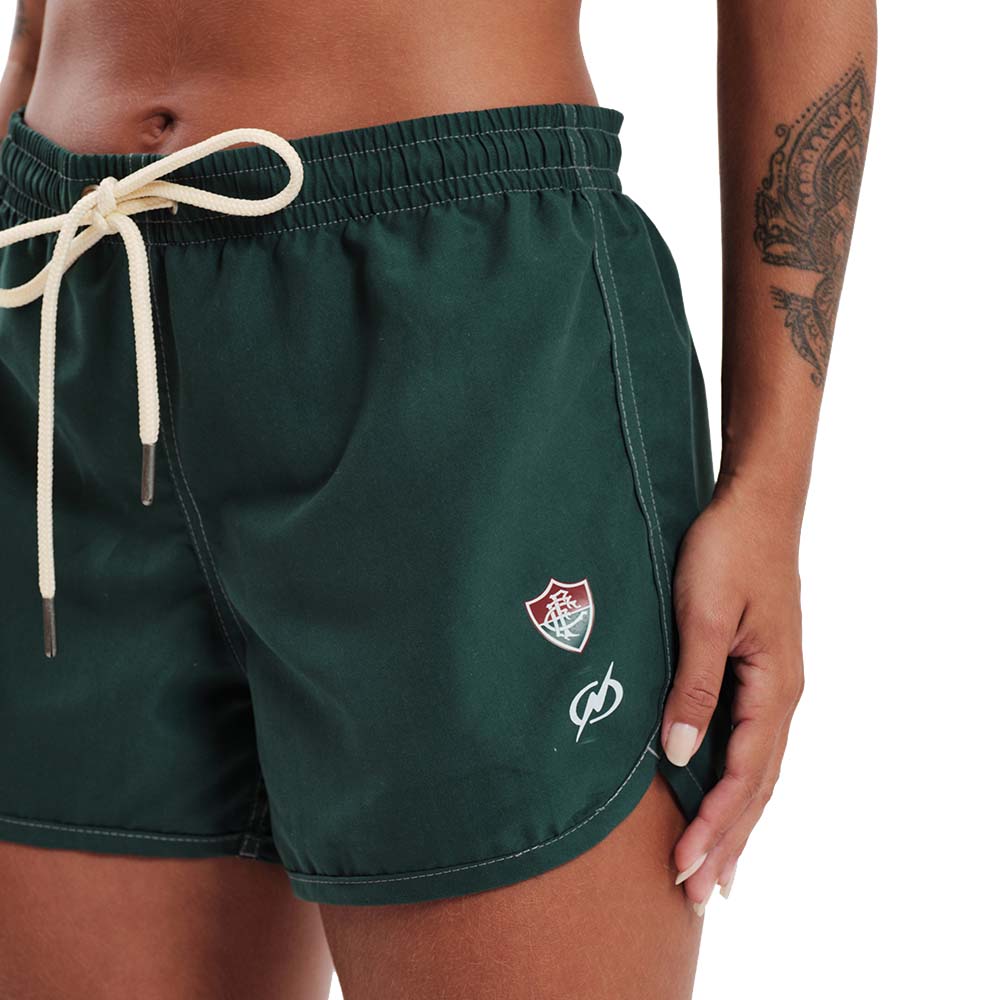Blueman Short Fluminense Fibra Verde Feminino
