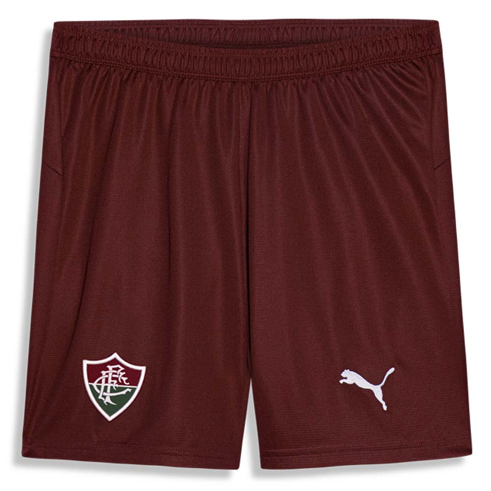 Puma Short Fluminense Torcedor Away OF2 2026 Masculino Dark Crimson