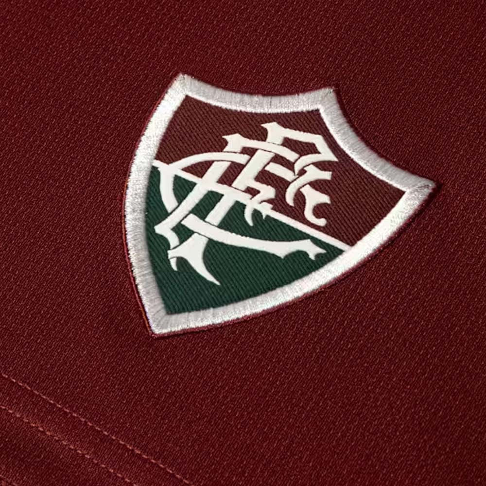 Puma Short Fluminense Juv Away OF2 2026 Juvenil Unissex Dark Crimson