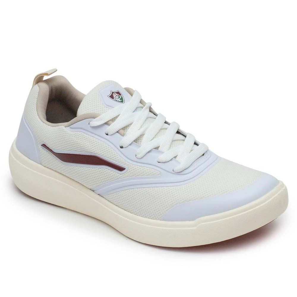 Tênis Fluminense Casual Off White Inpulse Unissex