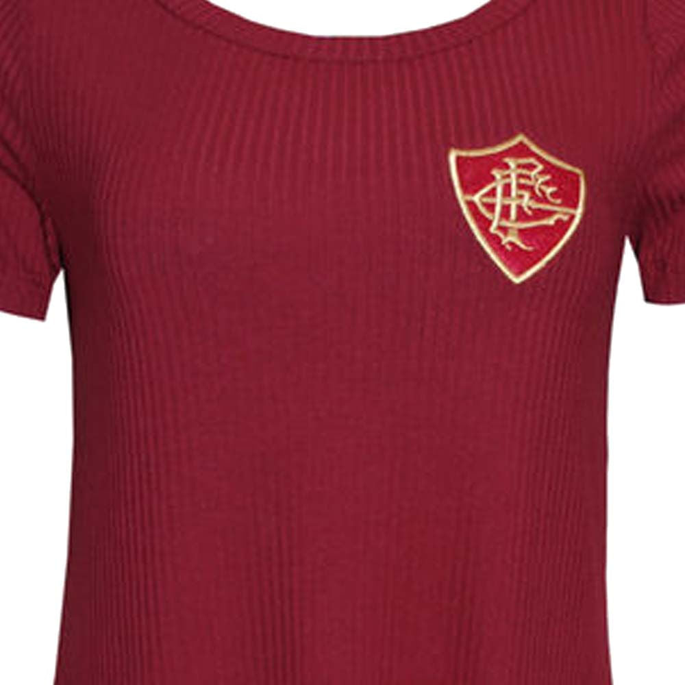 Vestido Fluminense Grená Liga Retrô Feminino